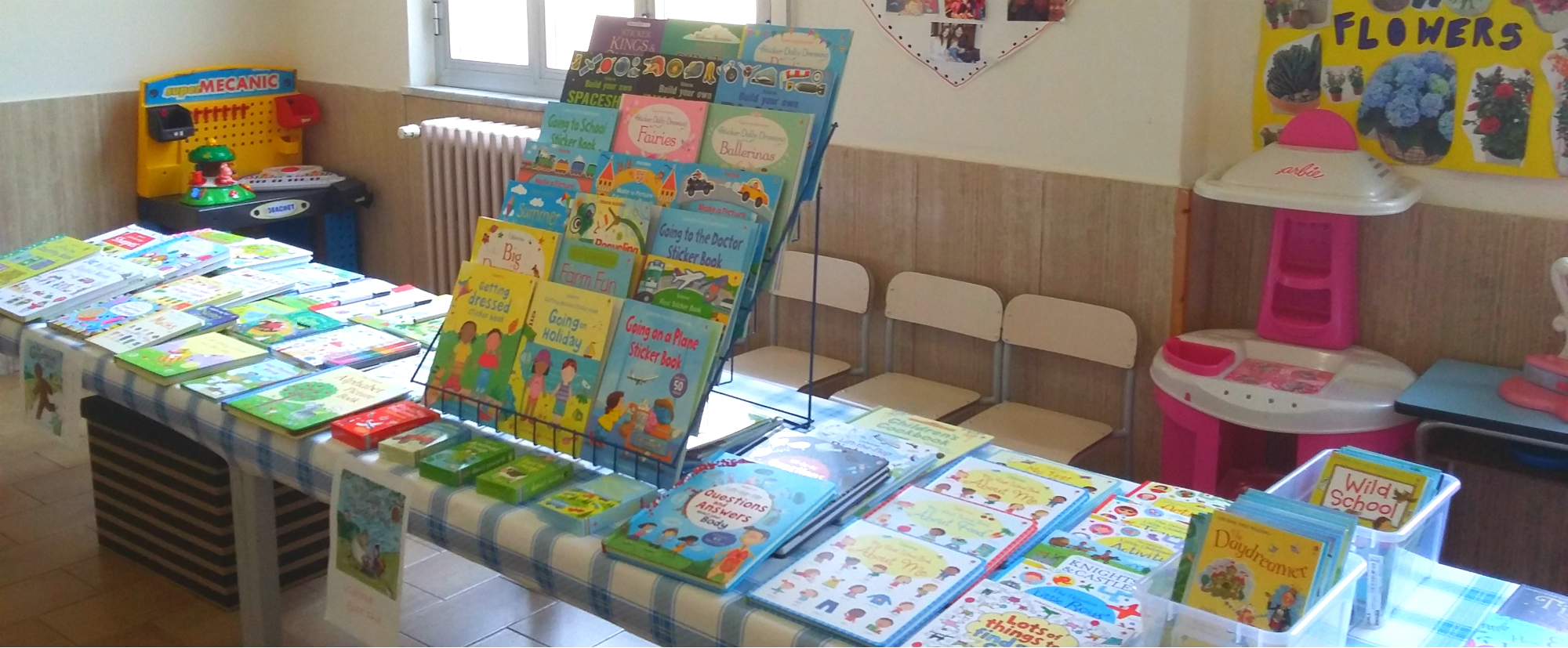 Terza Edizione Fiera dei Libri Usborne, Scuole Bilingue Lucca 14 Aprile  2018